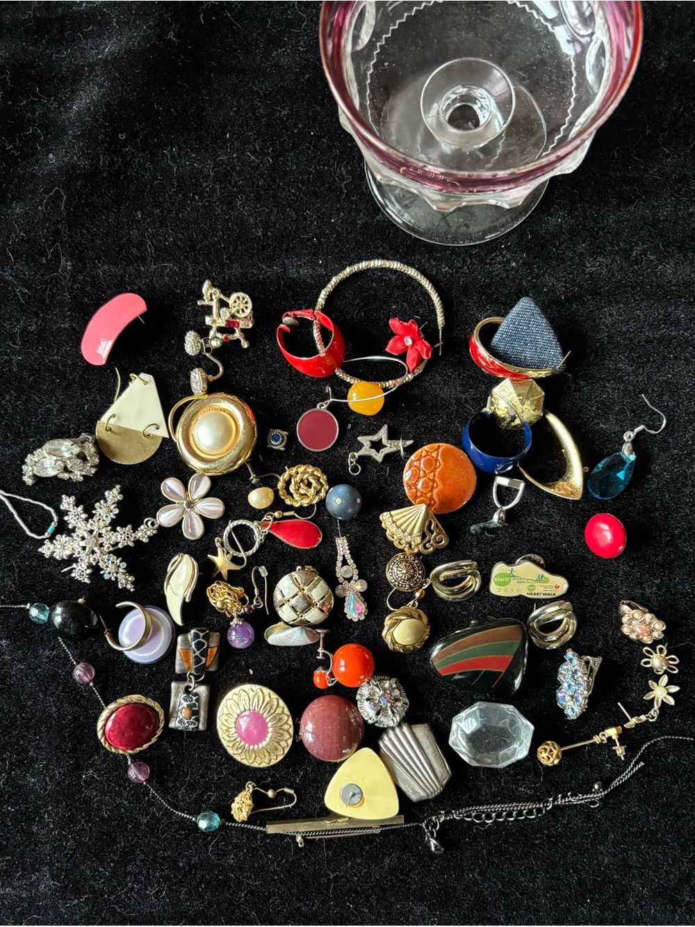 Curated 1/2 lb jewelry craft and repurpose